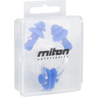 Earplugs and a nose clip