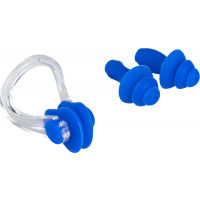 Earplugs and a nose clip