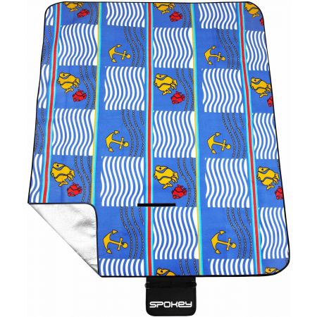 Spokey PICNIC ANCHOR - Blanket with a strap