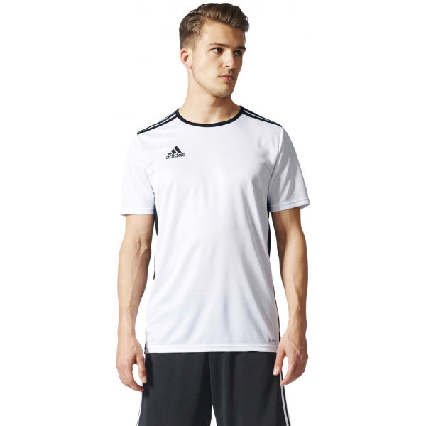 Adidas ENTRADA 18 JSY Herren Fußballtrikot, Weiß, Größe XL