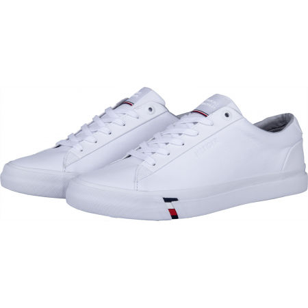 tommy hilfiger corporate leather sneaker