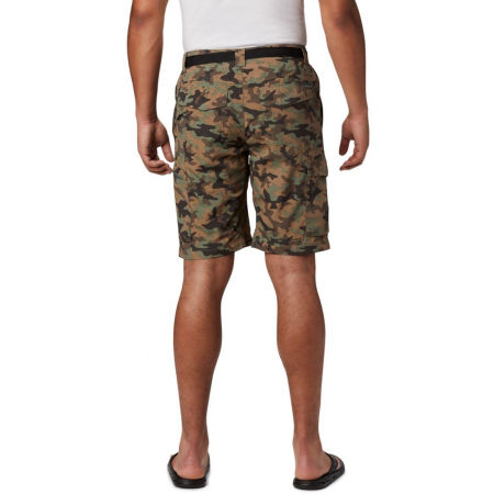 Men's cargo shorts - Columbia SILVER RIDGE™ PRINTED CARGO SHORT - 5