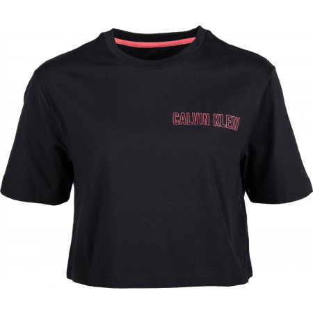 Calvin Klein CROPPED SHORT SLEEVE T-SHIRT - Дамска тениска