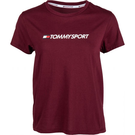 Tommy Hilfiger COTTON MIX CHEST LOGO TOP - Dámské tričko