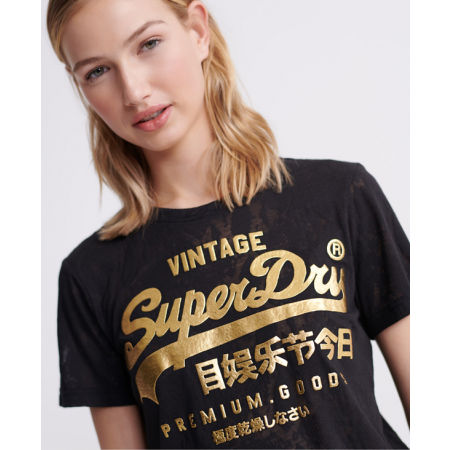 Dámské tričko - Superdry PG SNAKE BURNOUT ENTRY TEE - 3
