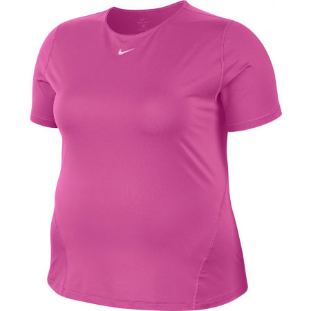 Nike TOP SS ALL OVER MESH PLUS W - Women’s plus size T-shirt