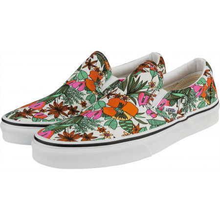 vans classic slip on multi tropic