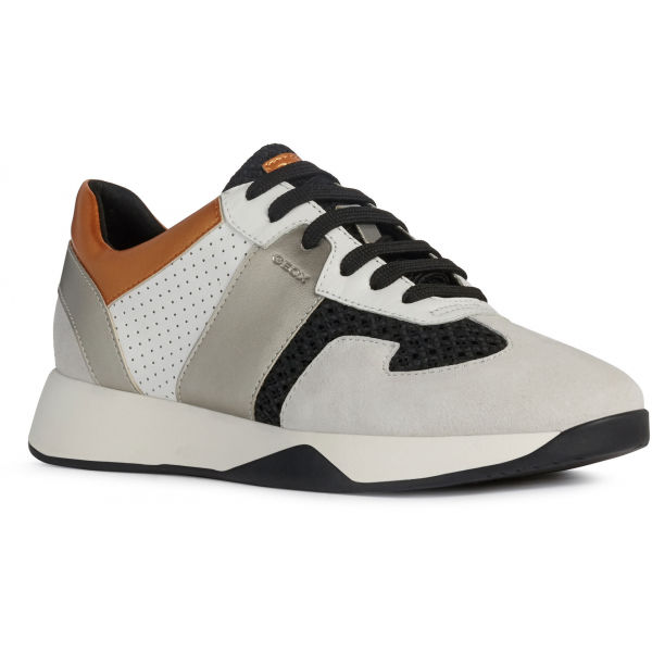 Geox D Suzzie B Women's Leisure Shoes, Grey, Size 36