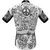 Tricou ciclism bărbați - Rosti PEACE AND LOVE - 3