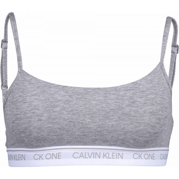 Calvin Klein UNLINED BRALETTE Női melltartó, szürke, méret S