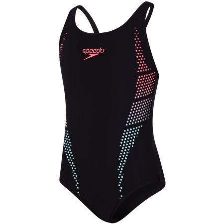 Speedo PLASTISOL PLACEMENT MUSCLEBACK - Girl's one-piece swimsuit