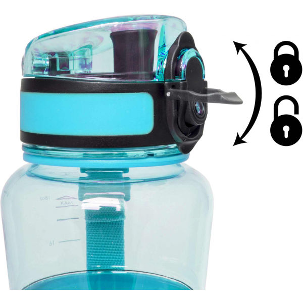 Runto STRIP Trinkflasche, Transparent, Größe 550 ML