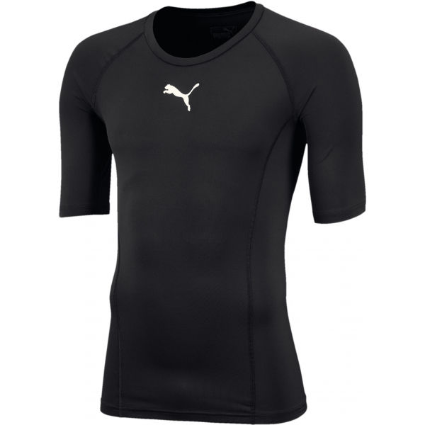 Puma LIGA BASELAYER TEE SS JR Jungen Sportshirt, Schwarz, Größe 164