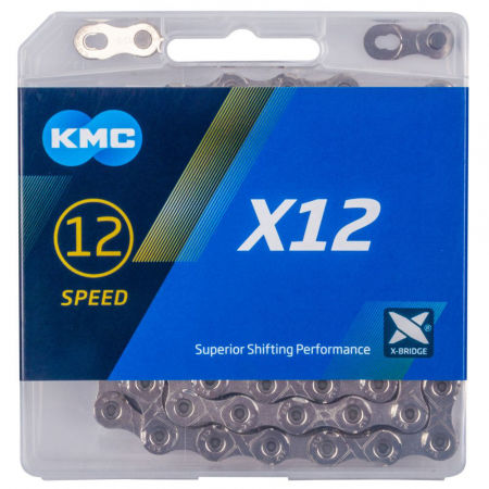 KMC X-12 STŘÍBRNÝ BOX - Kerékpár lánc