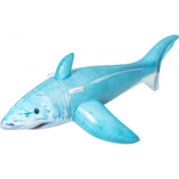 Bestway REALISTIC SHARK RIDE-ON Надуваема акула, светлосиньо, Veľkosť Os