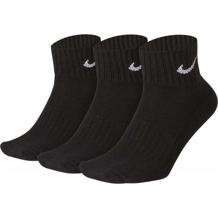 Nike 3PPK VALUE COTTON QUARTER - Tréninkové ponožky