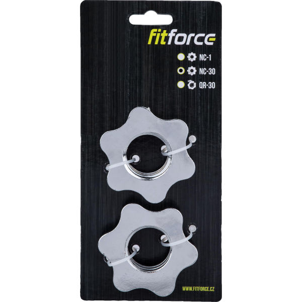 Fitforce NC 30MM Mutter, Silbern, Größe Os