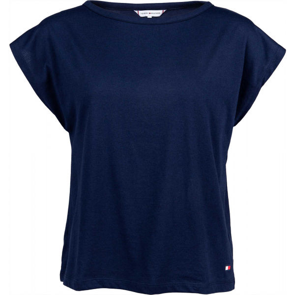 Tommy Hilfiger T-SHIRT Női póló, sötétkék, méret XS
