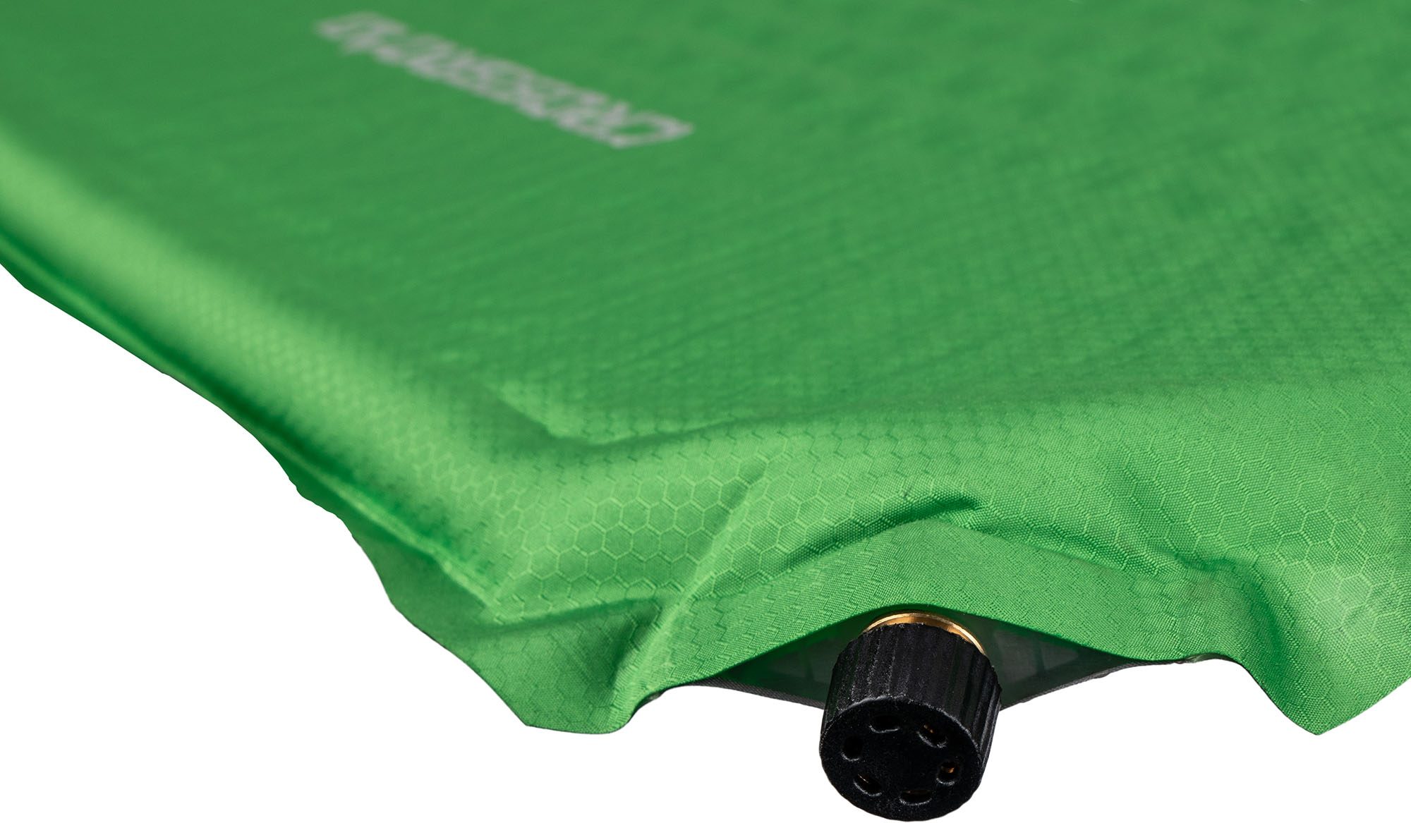 Self-inflating sleeping mat with anti-slip points