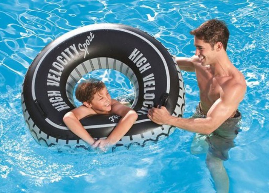 HIGH VELOCITY TIRE - Inflatable swim ring