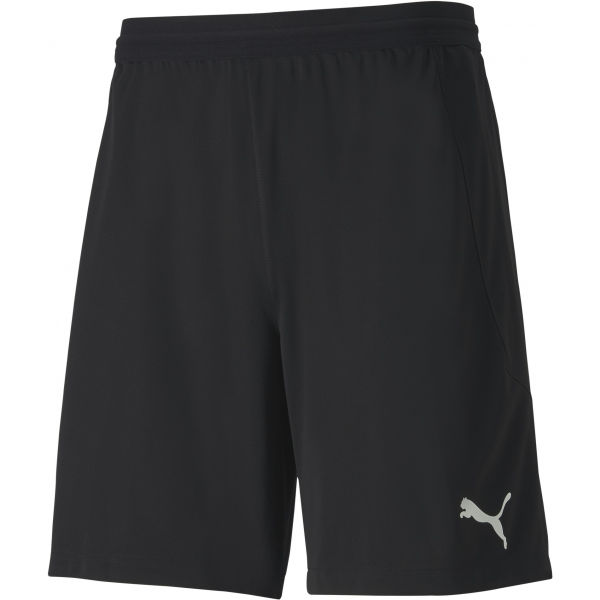 Puma TEAM FINAL 21 KNIT SHORTS Férfi rövidnadrág, fekete, méret XL