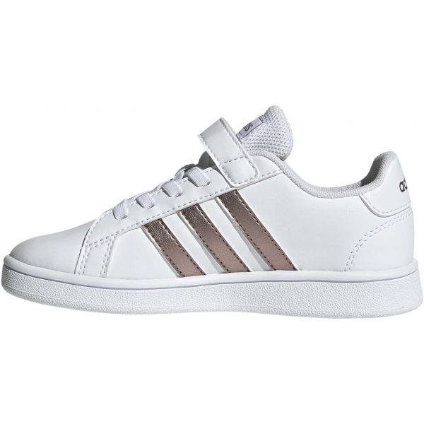 Adidas GRAND COURT C Kinder Sneaker, Weiß, Größe 34
