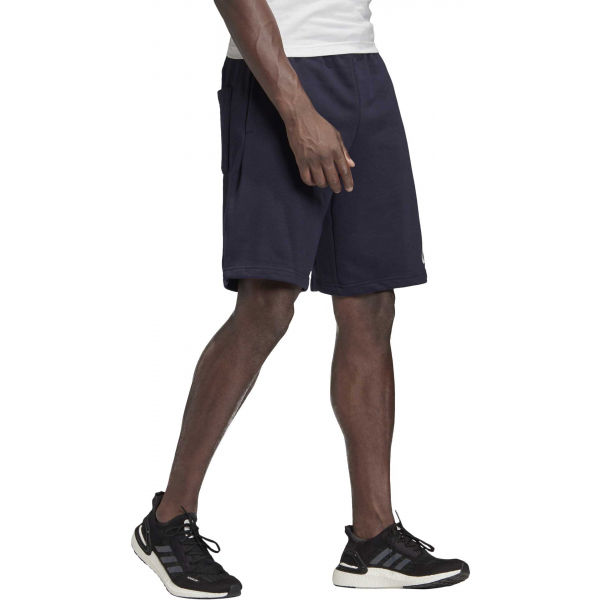 Adidas MH BOS SHORT FT Мъжки къси шорти, тъмносин, Veľkosť L
