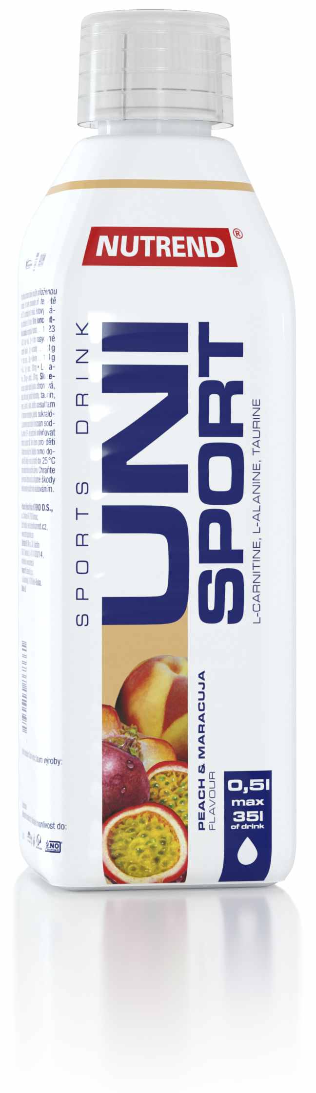 UNISPORT 0,5L PEACH - Sports Drink