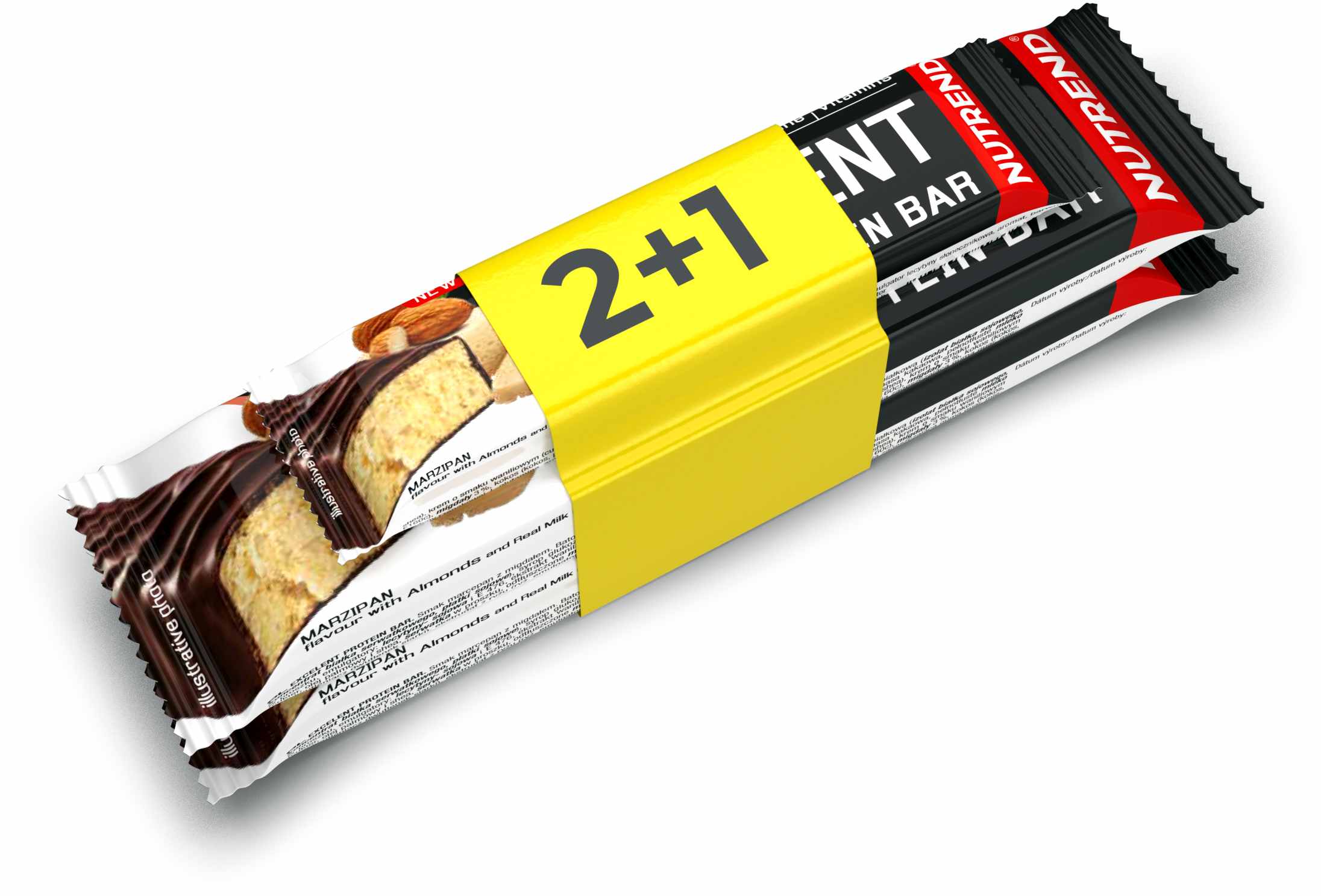 EXCELENT PROTEIN BAR 2x85+40G MARZIPAN