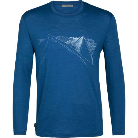 Icebreaker SPECTOR LS CREWE PEAK IN REACH - Men's functional T-shirt