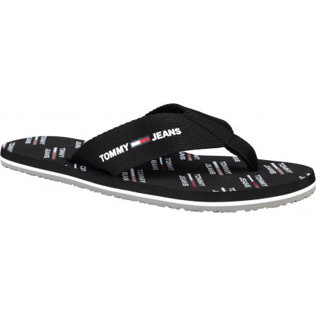 tommy hilfiger black sandals