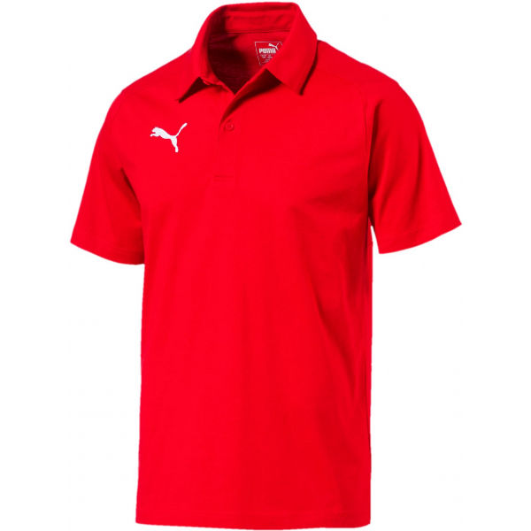 Puma LIGA CASUALS POLO Мъжка тениска, червено, размер