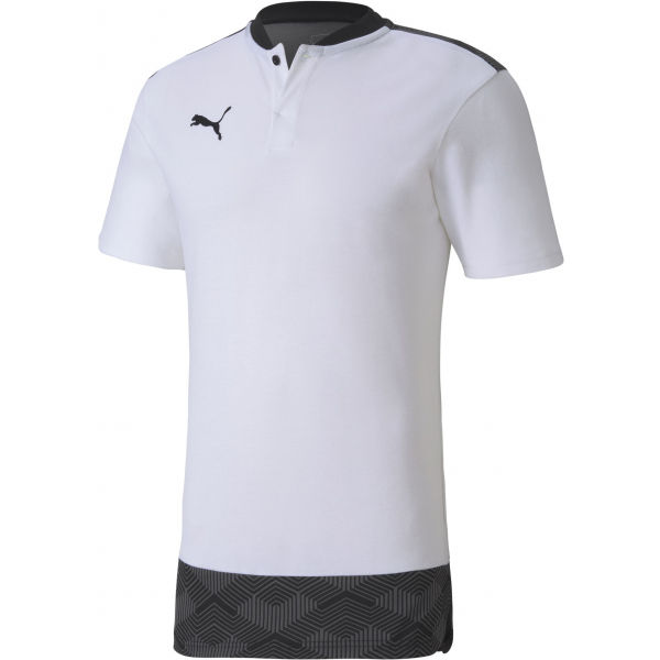 Puma TEAM FINAL 21 CASUALS POLO Uniszex póló, fehér, méret XXL