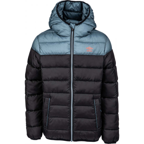 Umbro KIPP Gyerek steppelt kabát, sötétszürke, méret 140-146
