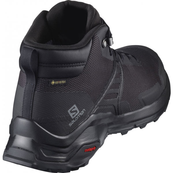 Salomon X RAISE MID GTX Мъжки туристически обувки, черно, Veľkosť 42