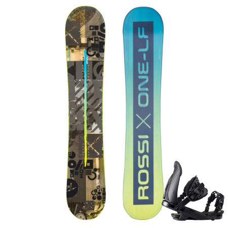 Pánský snowboard set - Rossignol ONE LF WIDE + CUDA M/L - 1