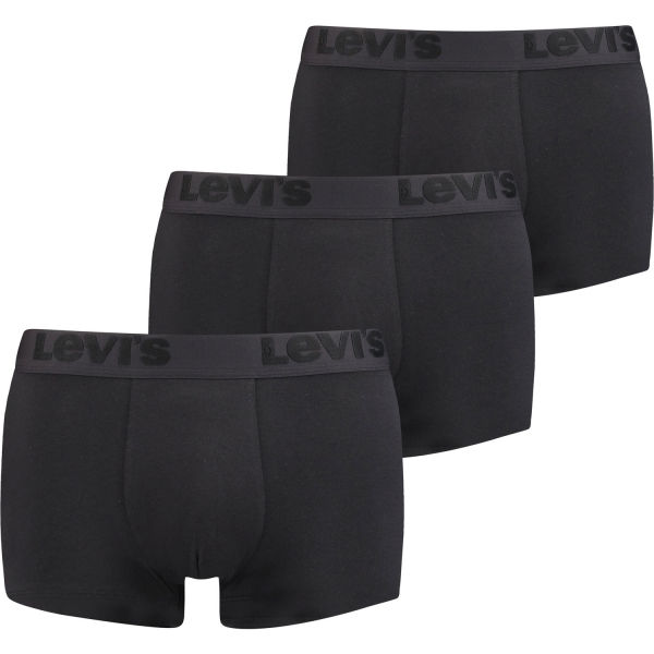 Levi's MEN PREMIUM TRUNK 3P Мъжки боксерки, черно, Veľkosť S