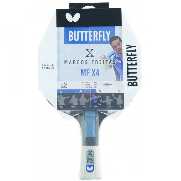 Butterfly MARCOS FREITAS MFX4 Tischtennisschläger, Braun, Größe Os