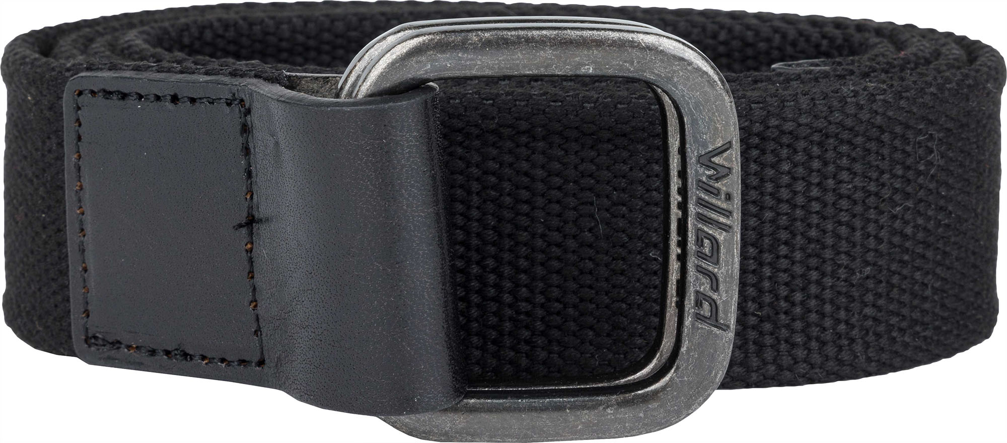 Men’s belt with a metal buckle