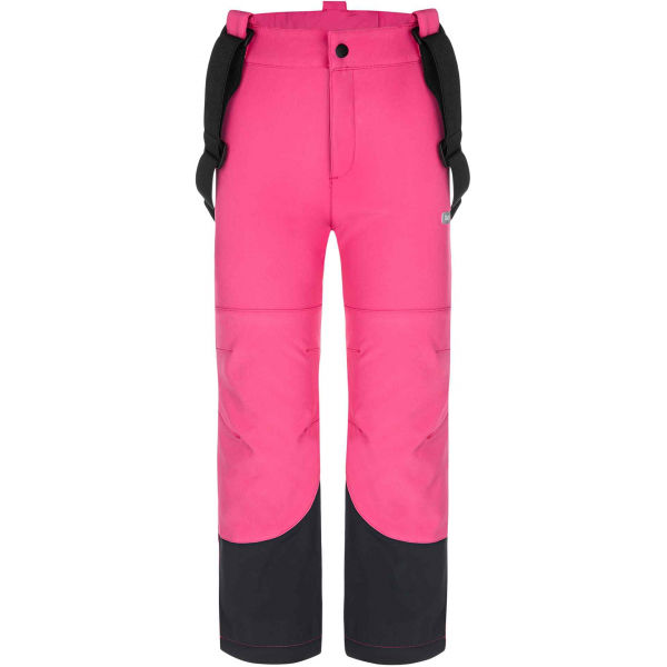 Loap LOCON Gyerek softshell nadrág, rózsaszín, méret 158-164