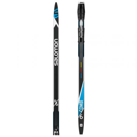 Salomon R6 COMBI + PLK PRO COMBI - Unisex combined style nordic skis
