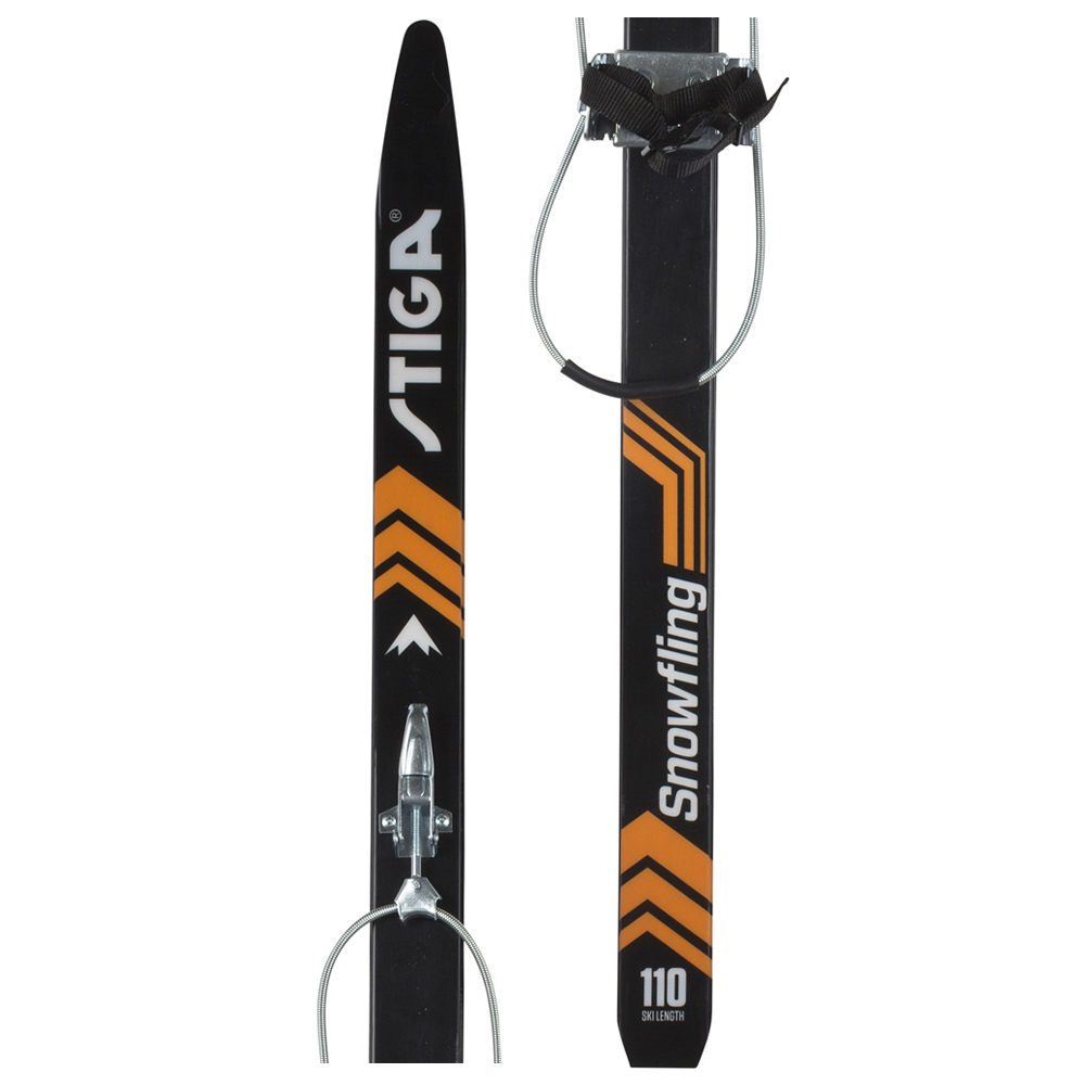 Set of children’s nordic skis and poles