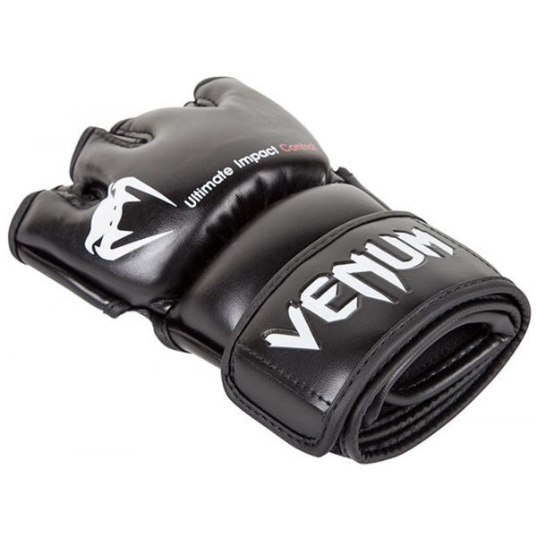 Venum IMPACT BOXING GLOVES MMA Handschuhe, Schwarz, Größe S