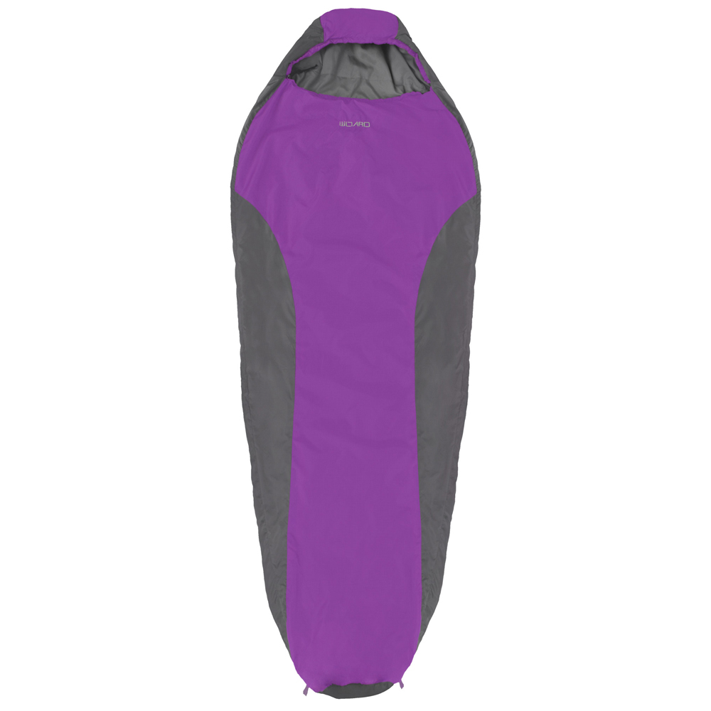 Sleeping bag with synthetic filling