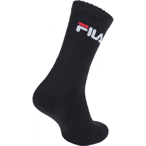 Fila UNISEX SPORT 3P Универсални  чорапи, черно, Veľkosť 39-42