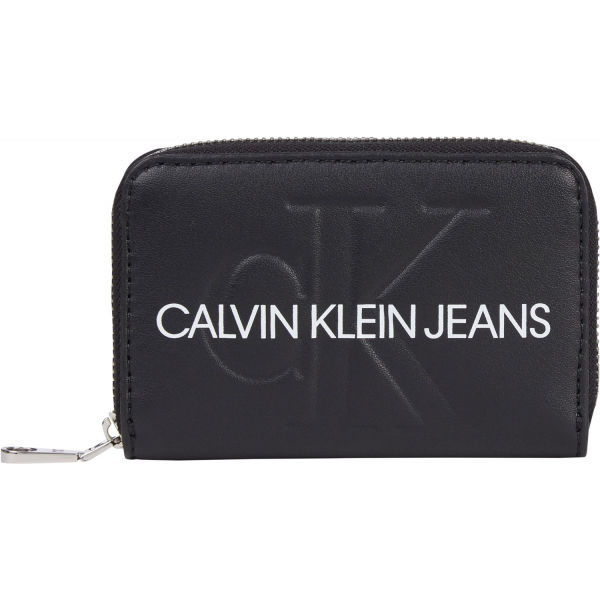 Calvin Klein ACCORDION ZIP AROUND Damen Geldbörse, Schwarz, Größe Os