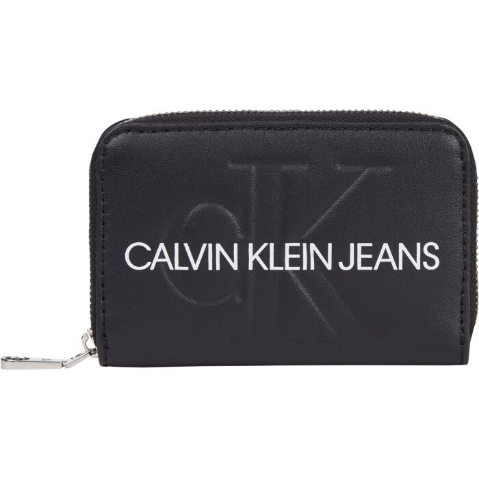 Calvin Klein All Day Accordion Flap Wristlet in White | Lyst