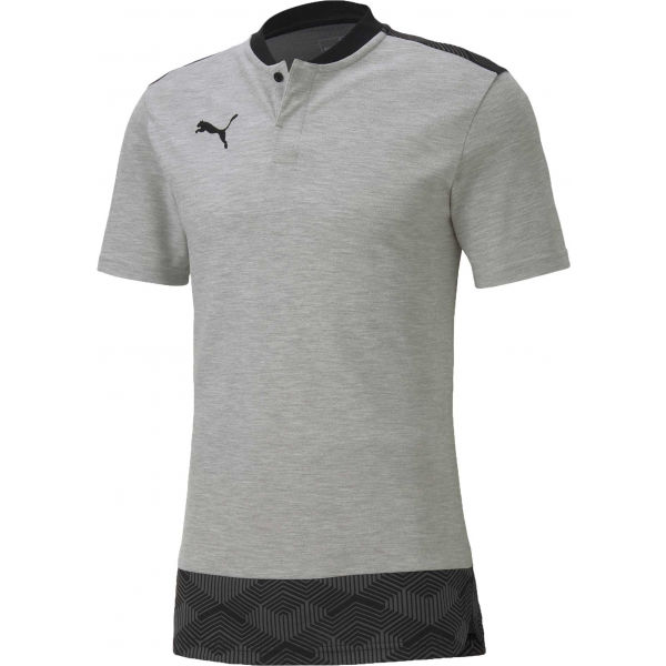 Puma TEAM FINAL 21 CASUALS POLO Uniszex póló, szürke, méret XXL