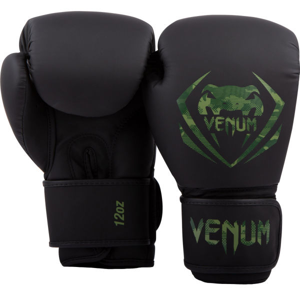 Venum CONTENDER BOXING GLOVES Боксьорски ръкавици, черно, Veľkosť 12 OZ