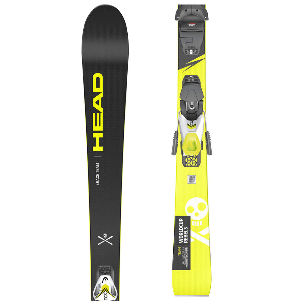 SLR 7.5 GW AC Bindung Kinder-Skiset Piste Alpin Head V-Shape Team SLR Pro Ski 